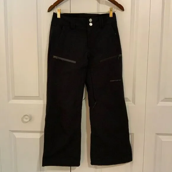 Obermeyer Teen Black Parker Ski Snowboarding Pants Medium - Picture 4 of 14